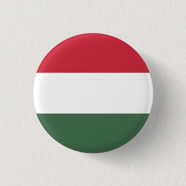 Ungarische Flagge, Flagge Ungarns Button (Vorderseite)