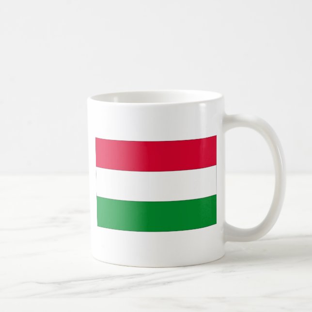 Ungarische Flagge, Flagge Ungarns Kaffeetasse (Rechts)