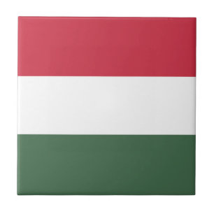 Ungarische Flagge Fliese