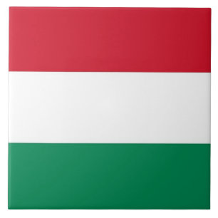 Ungarische Flagge Fliese