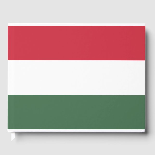Ungarische Flagge Gästebuch (Vorderseite)