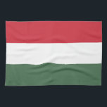 Ungarische Flagge Geschirrtuch<br><div class="desc">Patriotische Flagge Ungarns.</div>
