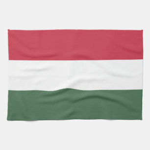 Ungarische Flagge Geschirrtuch