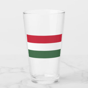 Ungarische Flagge Glas