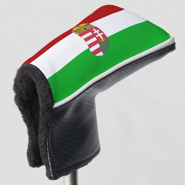ungarische Flagge Golf Headcover (3/4 Vorderseite)