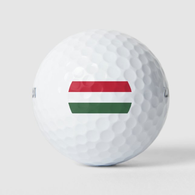 Ungarische Flagge Golfball (Vorderseite)