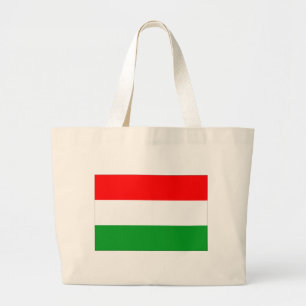Ungarische Flagge Jumbo Stoffbeutel