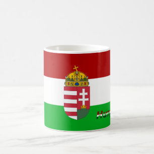 ungarische Flagge Kaffeetasse