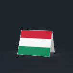 Ungarische Flagge Karte<br><div class="desc">Anpassbare World Flag Produkte - Bitte fühlen Sie sich frei,  Ihren eigenen Text hinzuzufügen.</div>