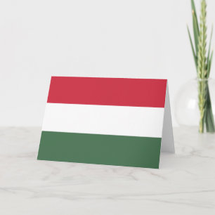 Ungarische Flagge Karte