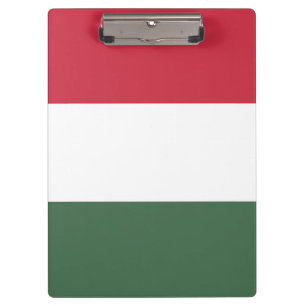 Ungarische Flagge Klemmbrett