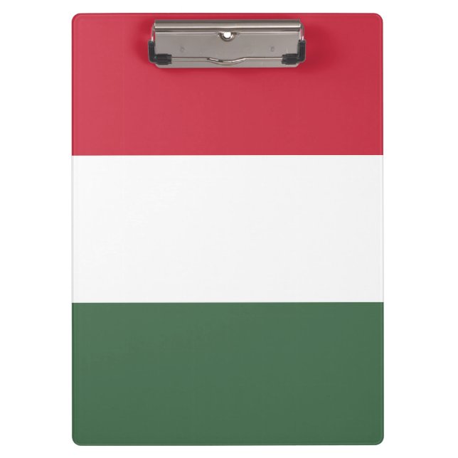 Ungarische Flagge Klemmbrett (Vorderseite)