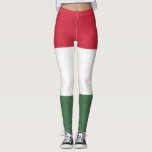 Ungarische Flagge Leggings<br><div class="desc">Dieses Design zeigt die Nationalflagge Ungarns (auf Ungarisch Magyarország genannt), das ein Land in Mitteleuropa ist. Ungarn grenzt im Norden an die Slowakei, im Nordosten an die Ukraine, im Osten an Rumänien und im Südosten an Serbien, im Süden an Kroatien und Slowenien, im Südwesten an Österreich und im Westen an...</div>