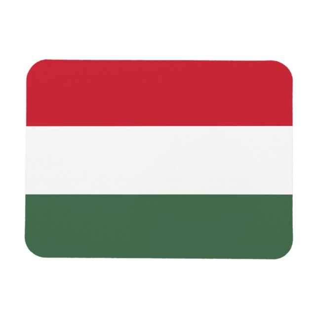 Ungarische Flagge Magnet (Horizontal)