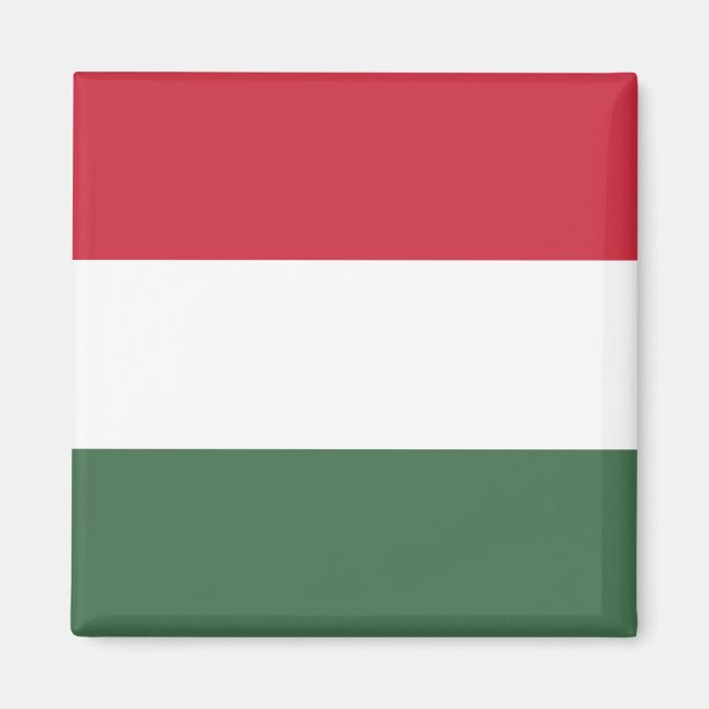 Ungarische Flagge Magnet (Vorne)