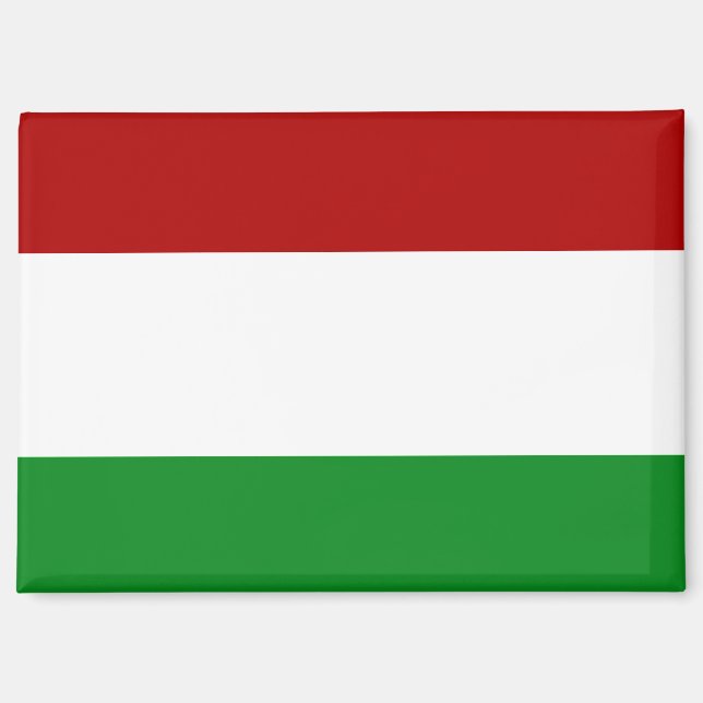 Ungarische Flagge Magnet (Vorderseite)