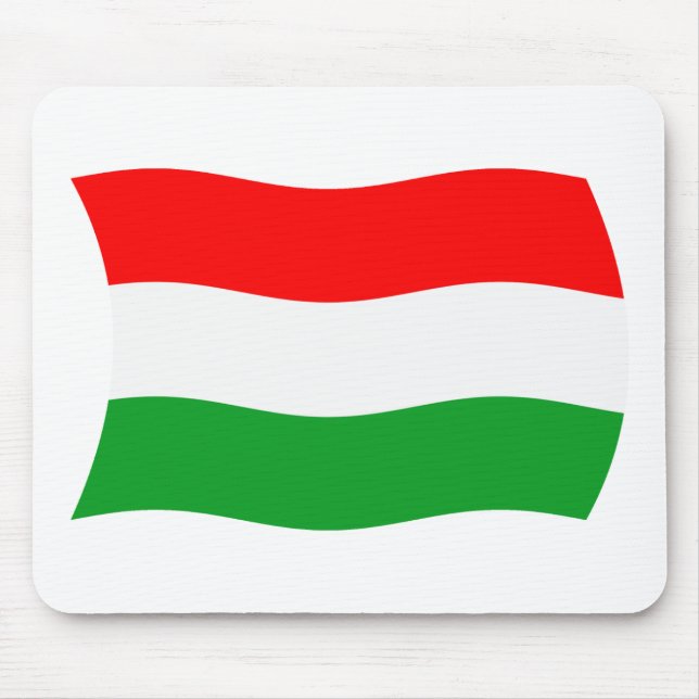 Ungarische Flagge Mousepad (Vorne)