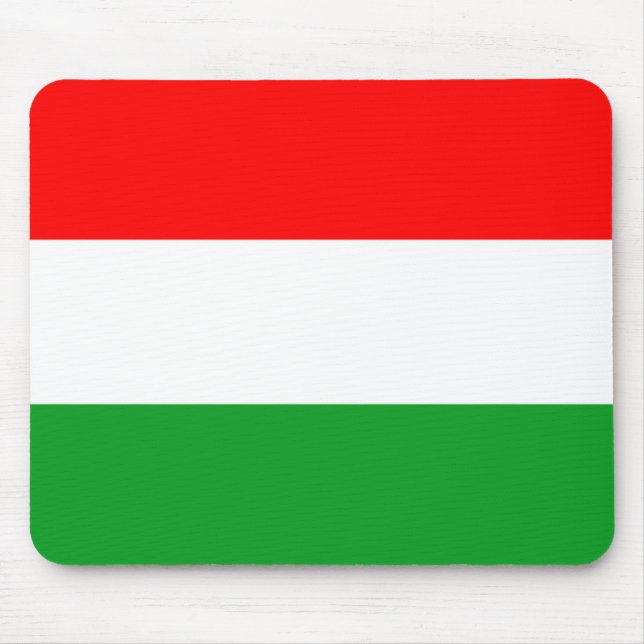 Ungarische Flagge Mousepad (Vorne)