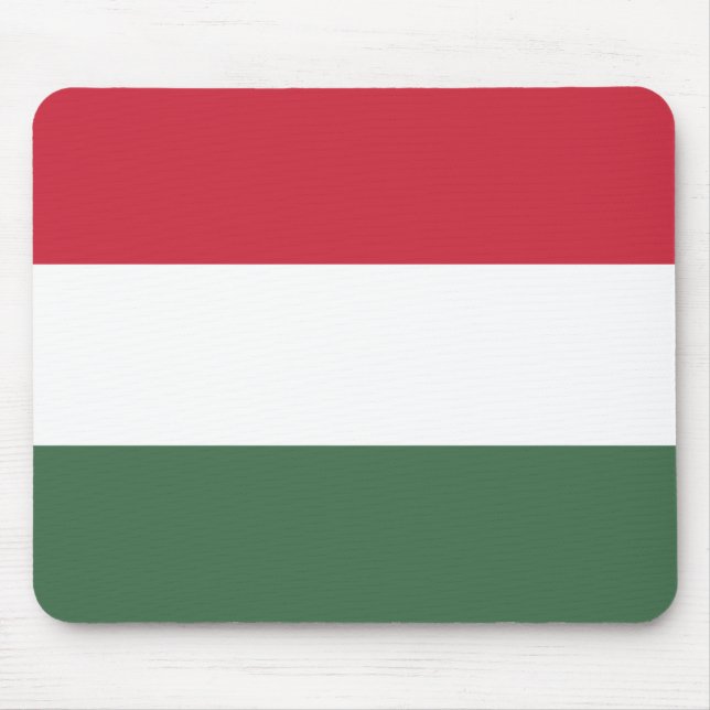 Ungarische Flagge Mousepad (Vorne)