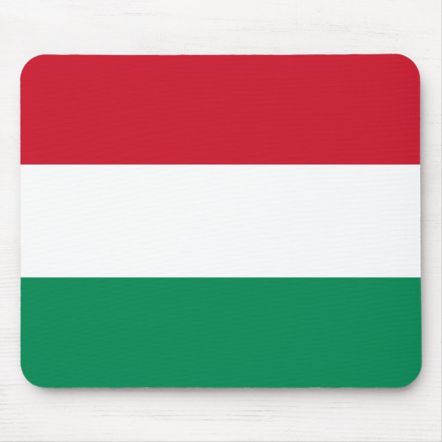 Ungarische Flagge Mousepad (Vorne)