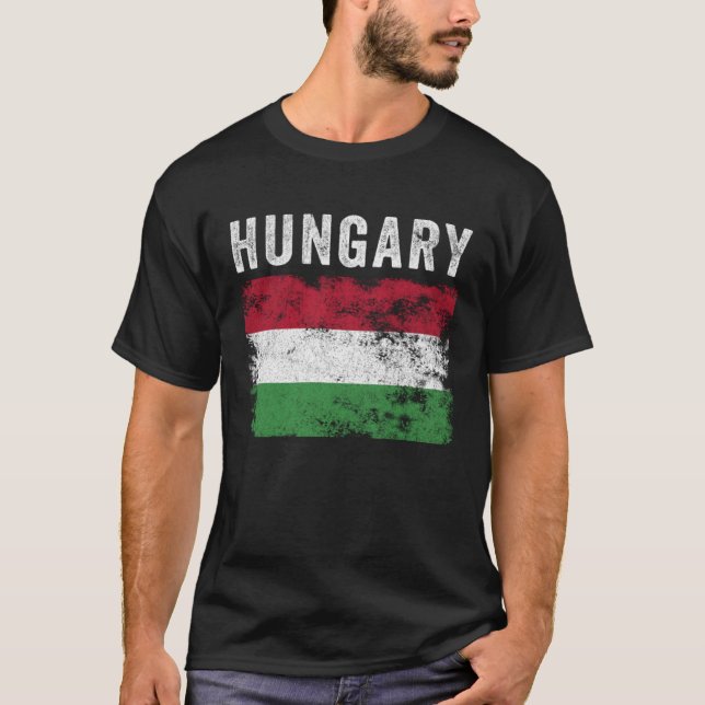 Ungarische Flagge Not leidende Männer Frauen sterb T-Shirt (Vorderseite)