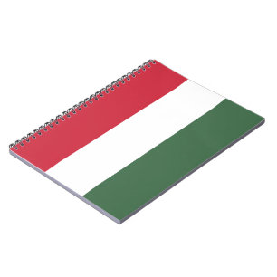 Ungarische Flagge Notizblock