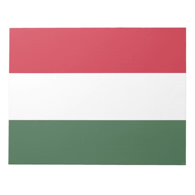 Ungarische Flagge Notizblock (Vorderseite)