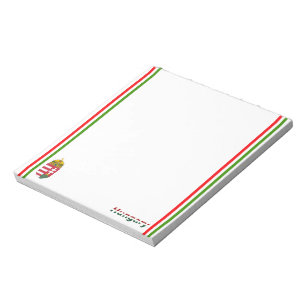 Ungarische Flagge Notizblock