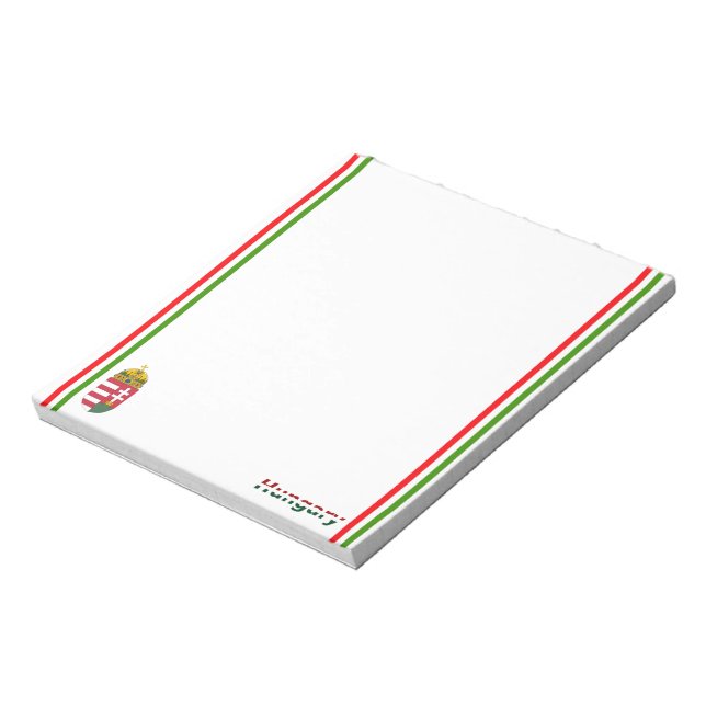 Ungarische Flagge Notizblock (Rotiert)