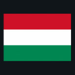 Ungarische Flagge Poster<br><div class="desc">Die ungarische Flagge ist eine aufgeladene horizontale Trikolore mit einem Emblem in der Mitte. Die verwendeten Farben in der Flagge sind rot, weiß, grün. Der Anteil der ungarischen Flagge beträgt 1:2. Die Flagge Ungarns wurde 1957 adoptiert. Die erste Verwendung des aktuellen Flagdesigns erfolgte 1848. Die letzte Änderung der ungarischen Flaggengestaltung...</div>