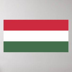 Ungarische Flagge Poster