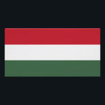 Ungarische Flagge Poster<br><div class="desc">Patriotische Flagge Ungarns.</div>