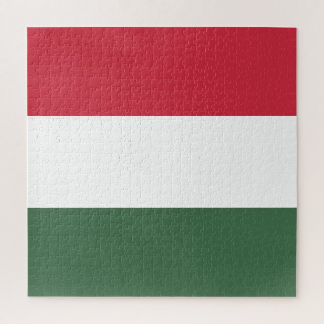 Ungarische Flagge Puzzle (Vertikal)