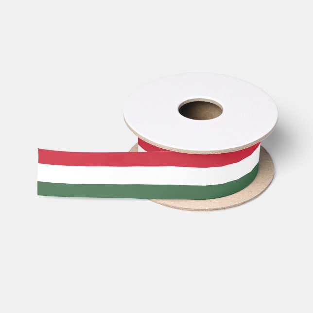 Ungarische Flagge Satinband (Spule)