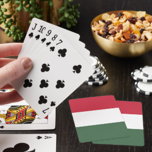 Ungarische Flagge Spielkarten