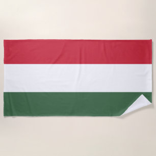 Ungarische Flagge Strandtuch