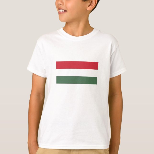 Ungarische Flagge T-Shirt (Vorderseite)