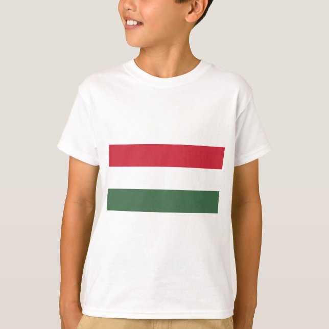 Ungarische Flagge T-Shirt (Vorderseite)
