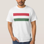 Ungarische Flagge T-Shirt<br><div class="desc">Ungarische Flagge</div>