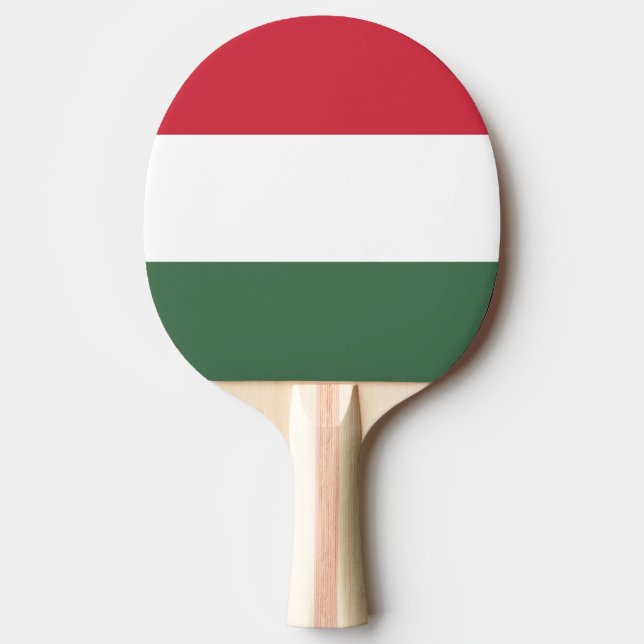 Ungarische Flagge Tischtennis Schläger (Vorderseite)