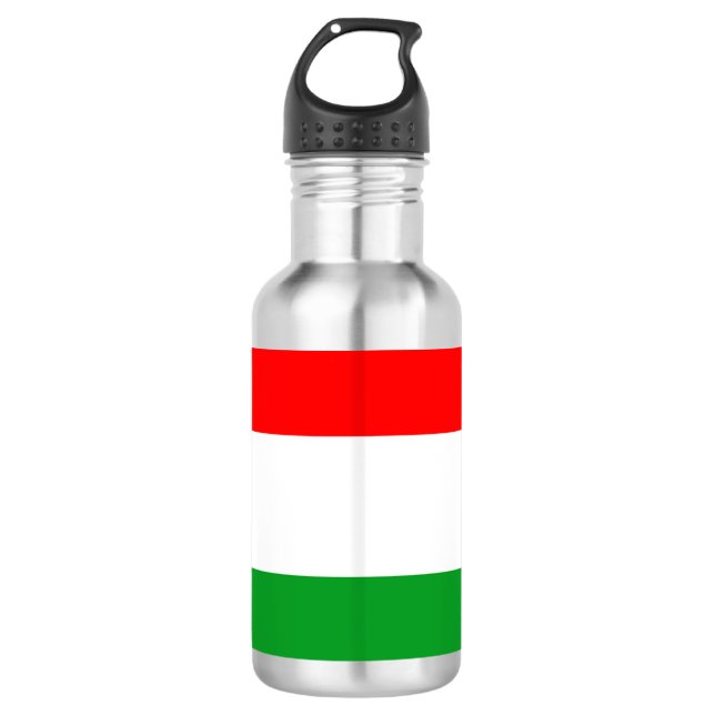 Ungarische Flagge Trinkflasche (Vorderseite)