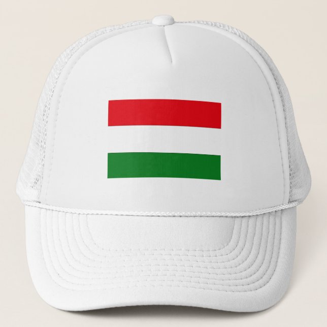 Ungarische Flagge Truckerkappe (Vorderseite)