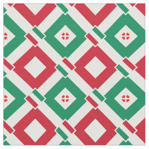 Ungarische Flagge und Trendy Fabric Mode Stoff