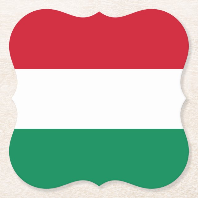 Ungarische Flagge Untersetzer (Vorderseite)