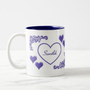 Ungarische Liebe Zweifarbige Tasse