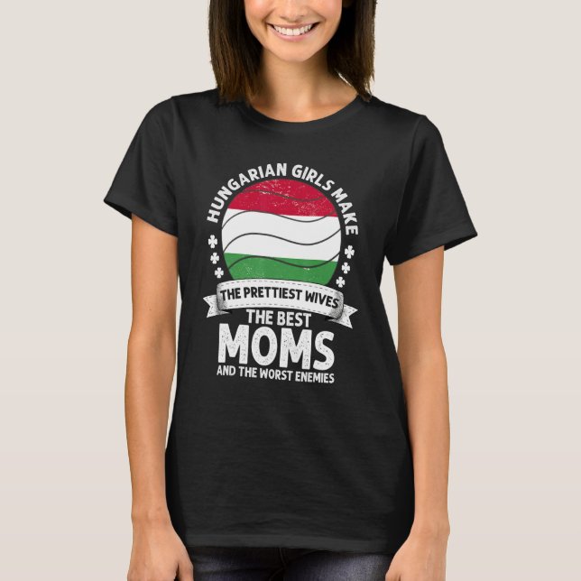 Ungarische Mutter Ungarn Muttertag Mama Ungarisch  T-Shirt (Vorderseite)