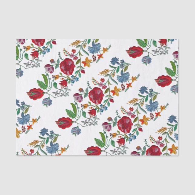 Ungarische Rhapsodie #2 Folkstickerei Seidenpapier (Vorderseite)