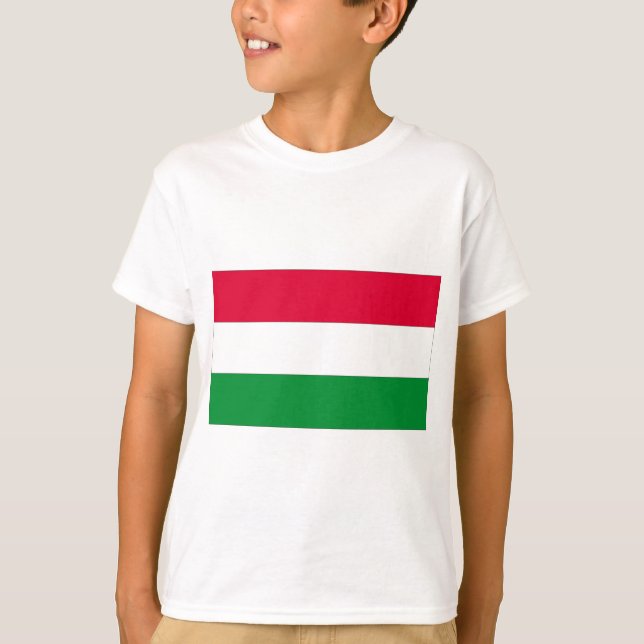 Ungarische Staatsflagge T-Shirt (Vorderseite)