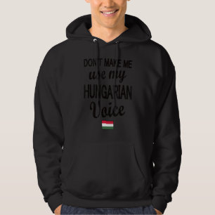 Ungarische Stimme Ungarische Flagge Ungarische Wur Hoodie