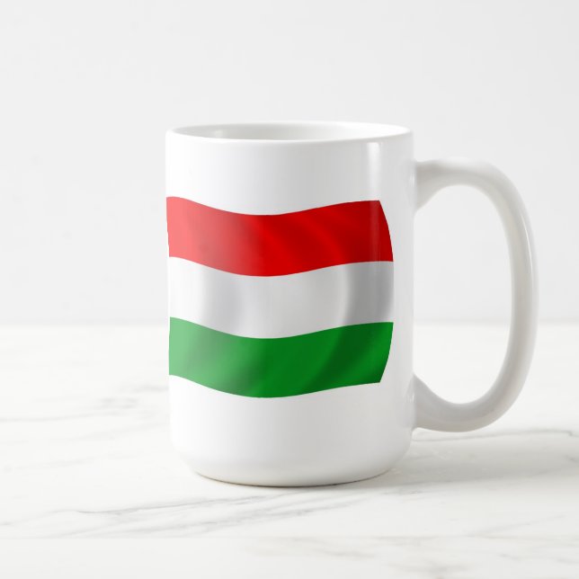 Ungarische Tasse der Flagge (Rechts)